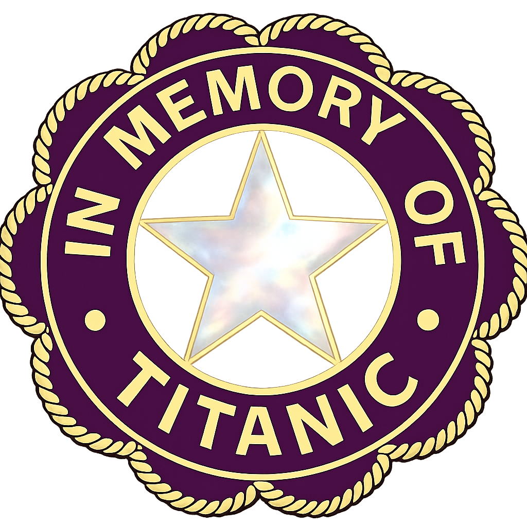 In Memory of Titanic memorial pin
