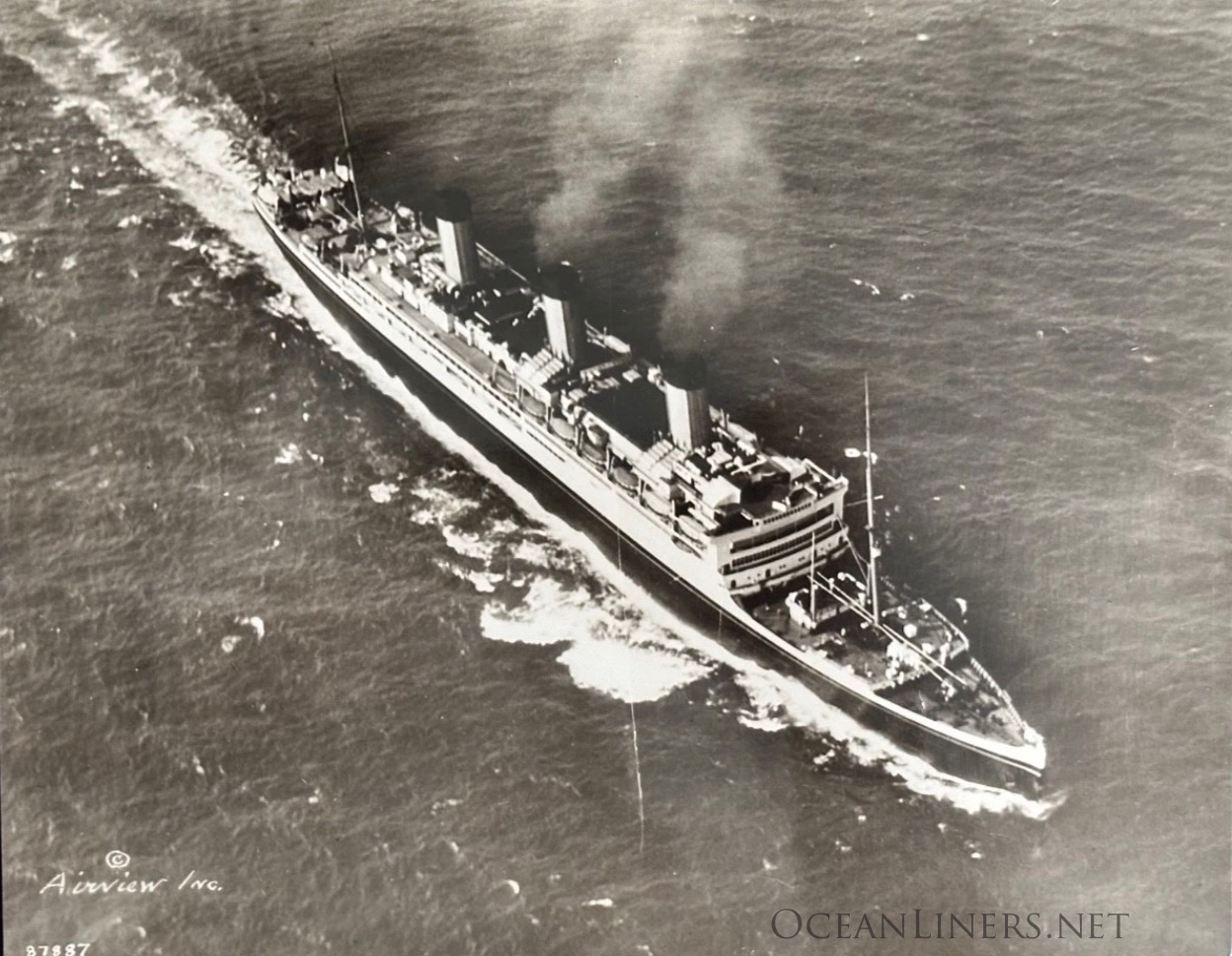 SS Majestic at sea