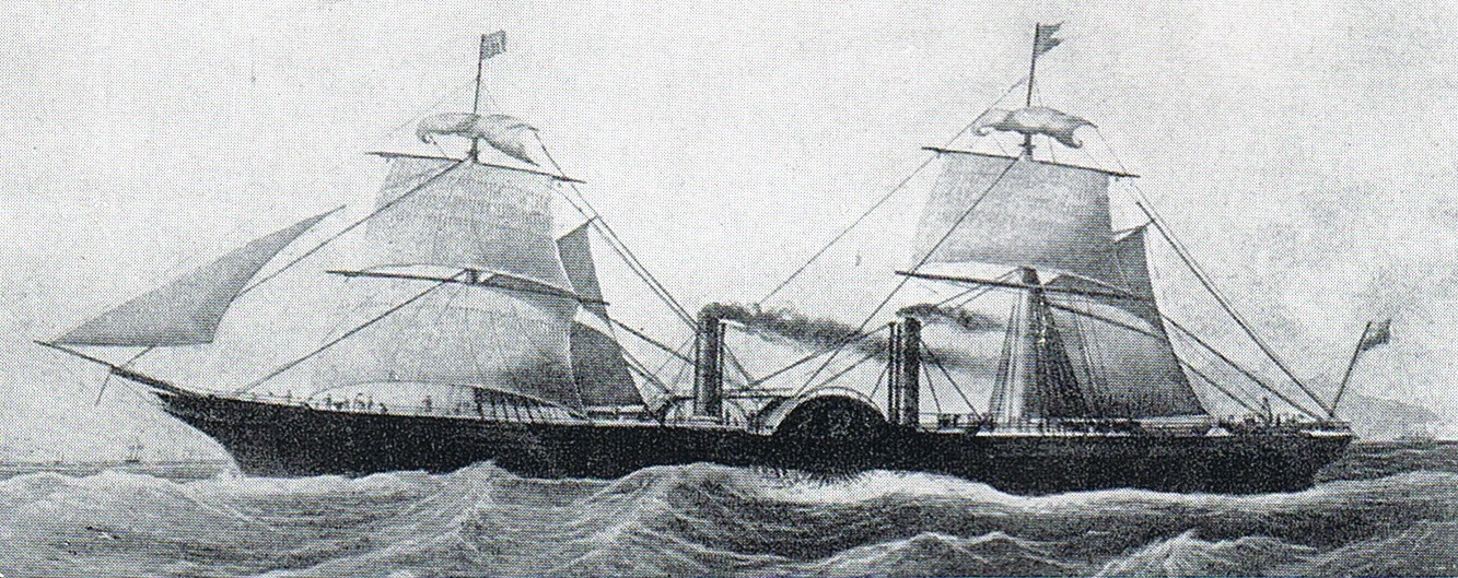 RMS Persia (Cunard paddle steamer) ship image