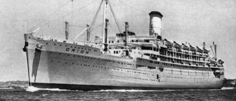 SS Orion (Orient Line ship image)